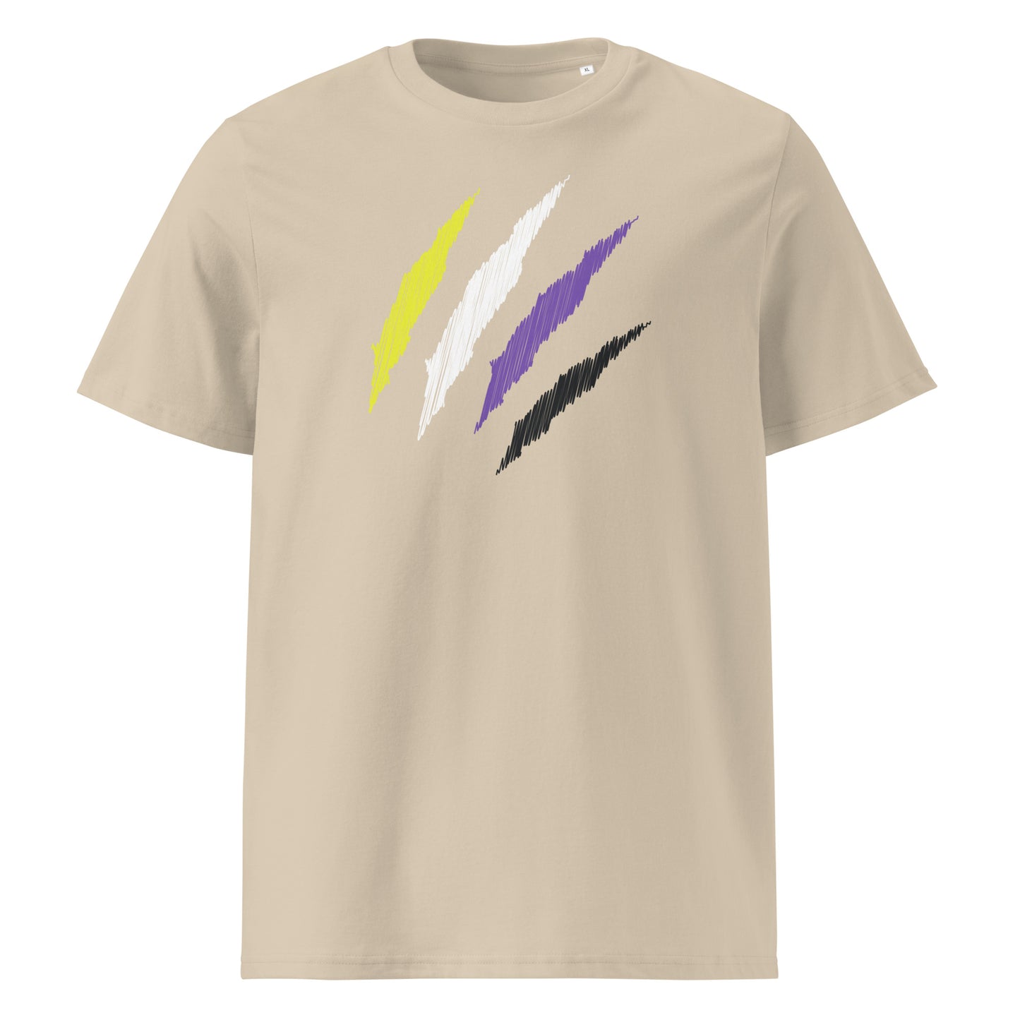 Organic Cotton T-shirt: Non-Binary Mark Print