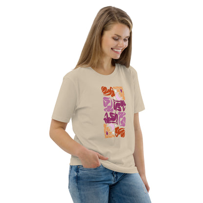 T-shirt en coton biologique : T-shirt imprimé mosaïque Matisse