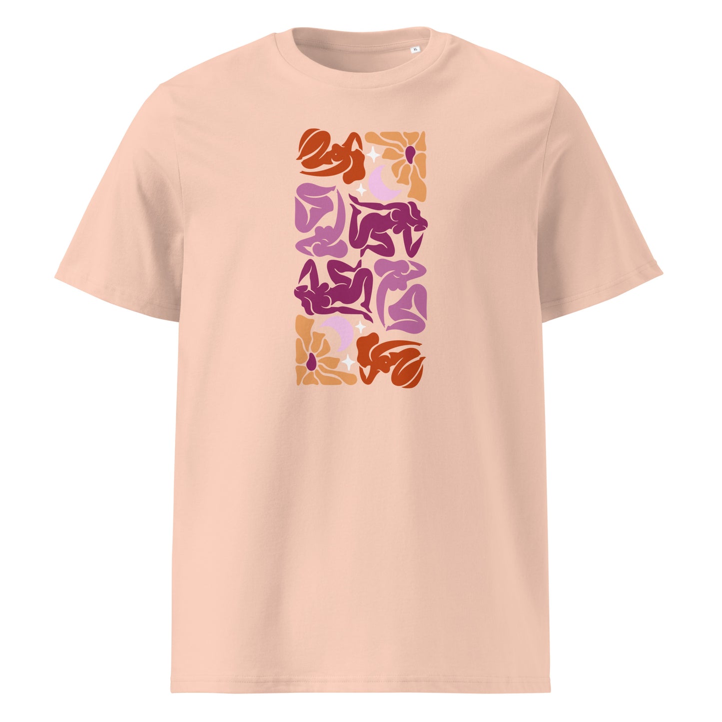 T-shirt en coton biologique : T-shirt imprimé mosaïque Matisse