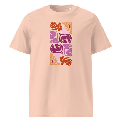 T-shirt en coton biologique : T-shirt imprimé mosaïque Matisse