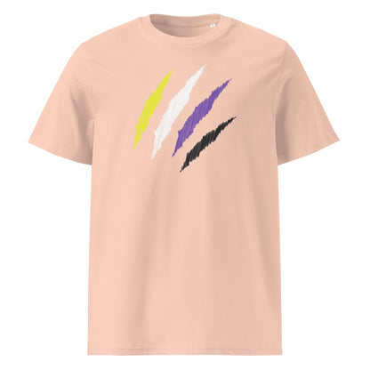 Organic Cotton T-shirt: Non-Binary Mark Print