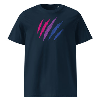 Organic Cotton T-shirt: Bisexual Mark Print