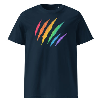 Organic Cotton T-shirt Print: Rainbow Pride Mark