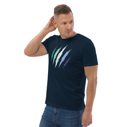 T-shirt en coton biologique : impression Gay Mark