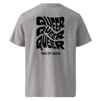 T-shirt en coton biologique imprimé : Queer Twist