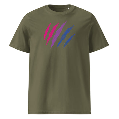 Organic Cotton T-shirt: Bisexual Mark Print