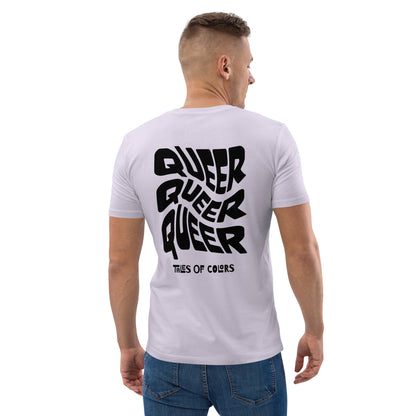 T-shirt en coton biologique imprimé : Queer Twist