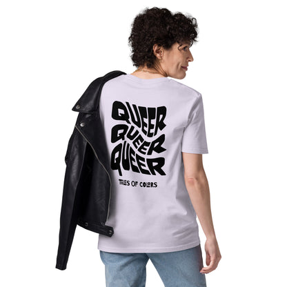 T-shirt en coton biologique imprimé : Queer Twist