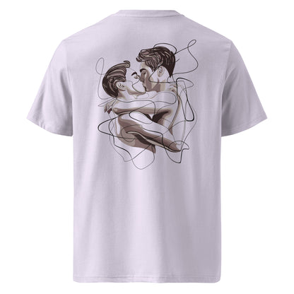 Organic Cotton T-shirt: Embrace Line Art