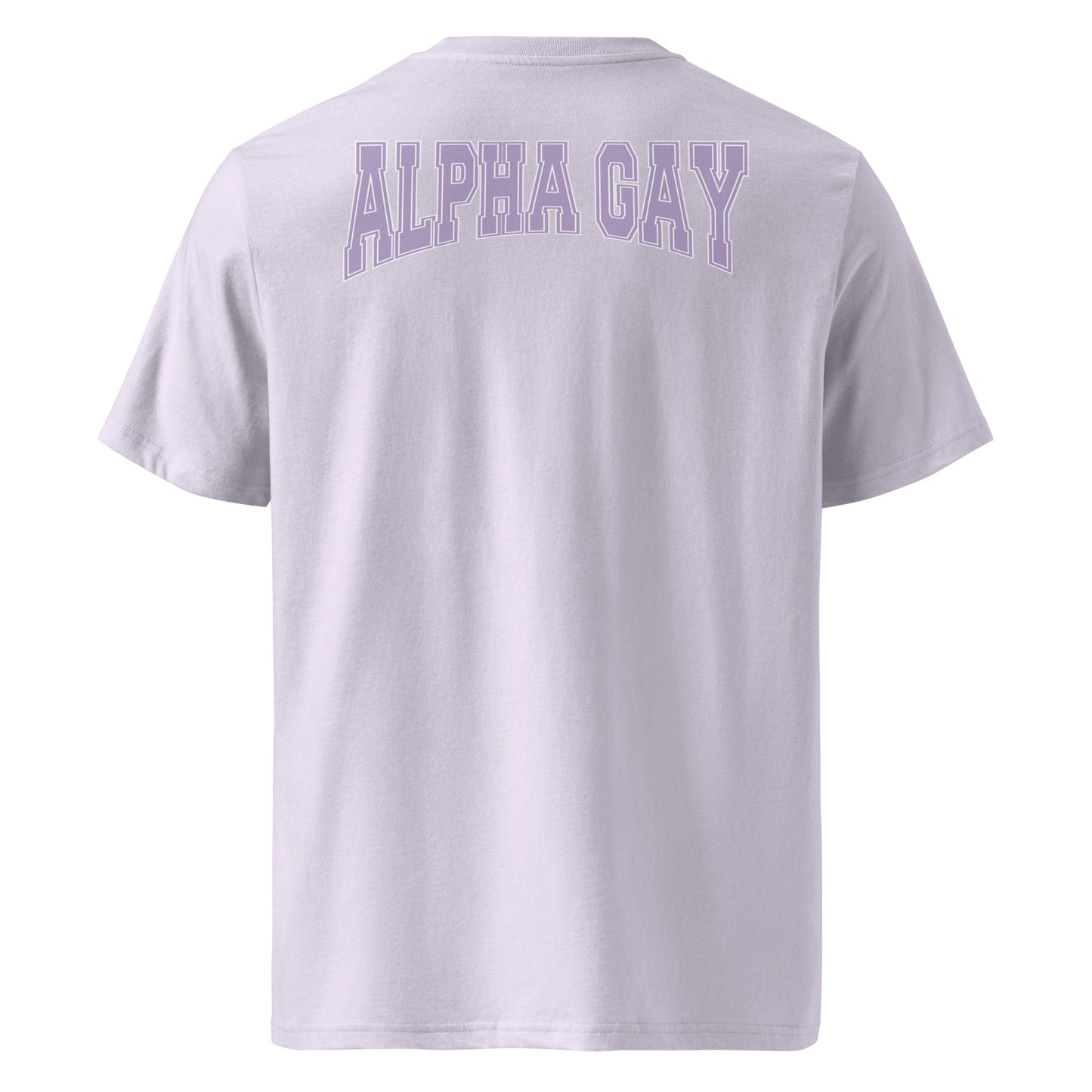 Organic Cotton T-shirt: Alpha Gay