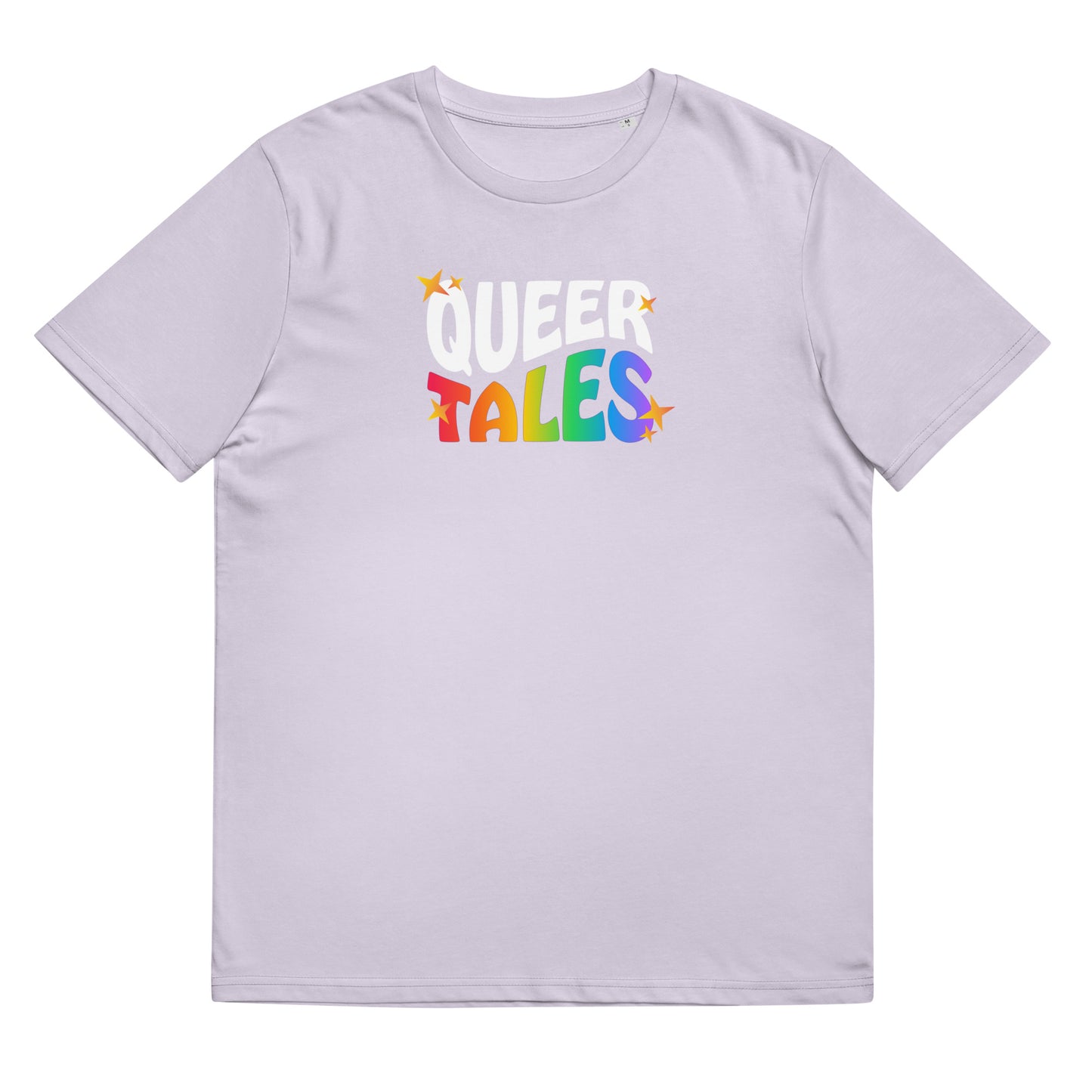 Organic Cotton T-shirt: Queer Tales Graphic Print