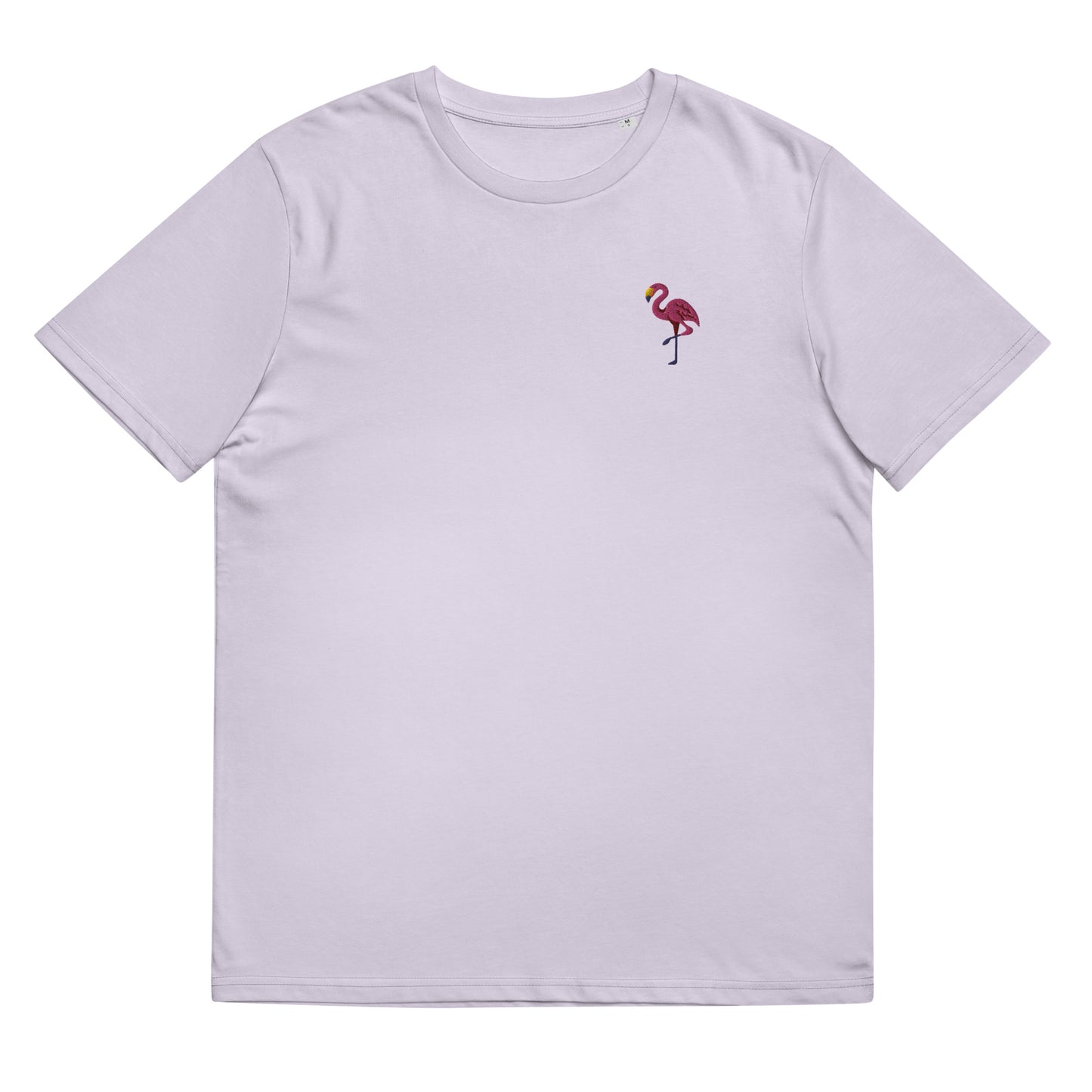 Organic cotton t-shirt: Pink flamingo