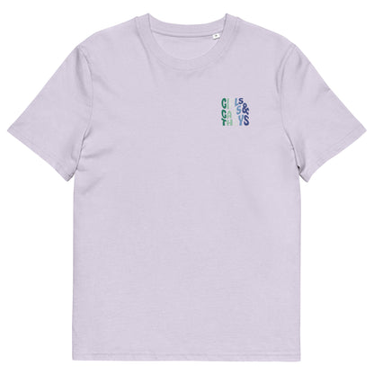 T-shirt en coton biologique : Girls, Gays, & Theys (Gay Colors)