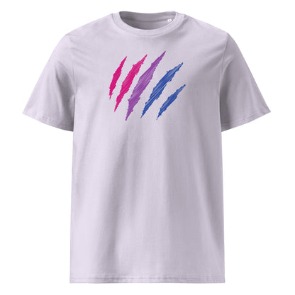 T-shirt en coton biologique : imprimé marque bisexuelle