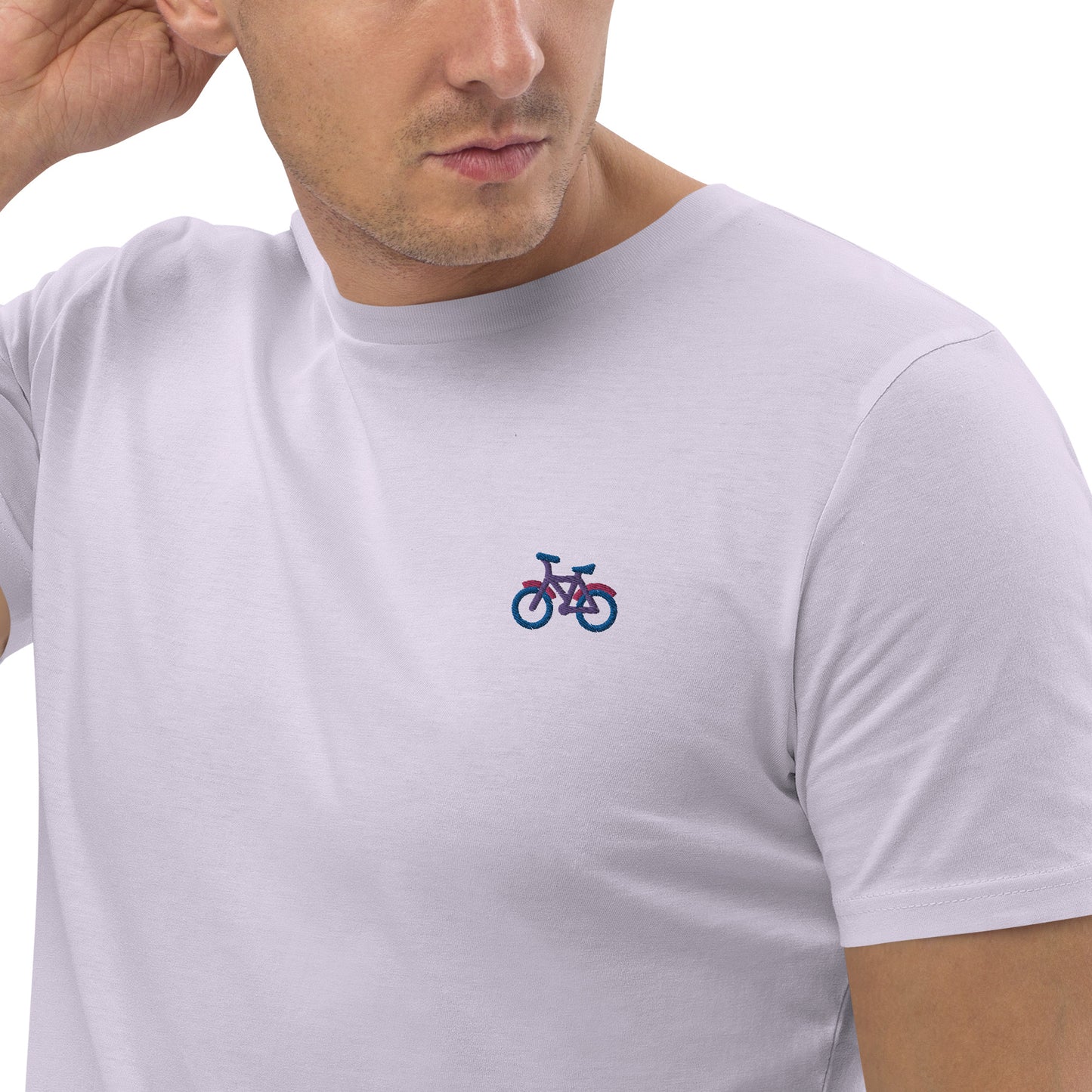 Organic cotton t-shirt: Bi in bicycle