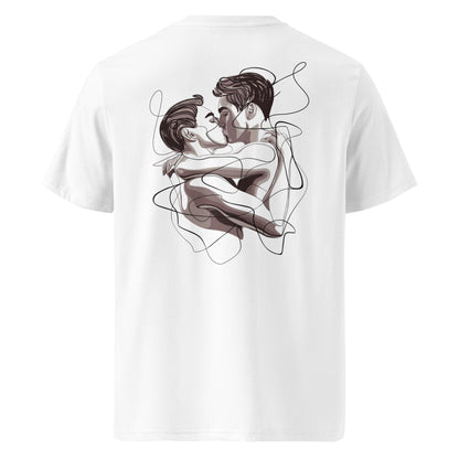 Organic Cotton T-shirt: Embrace Line Art