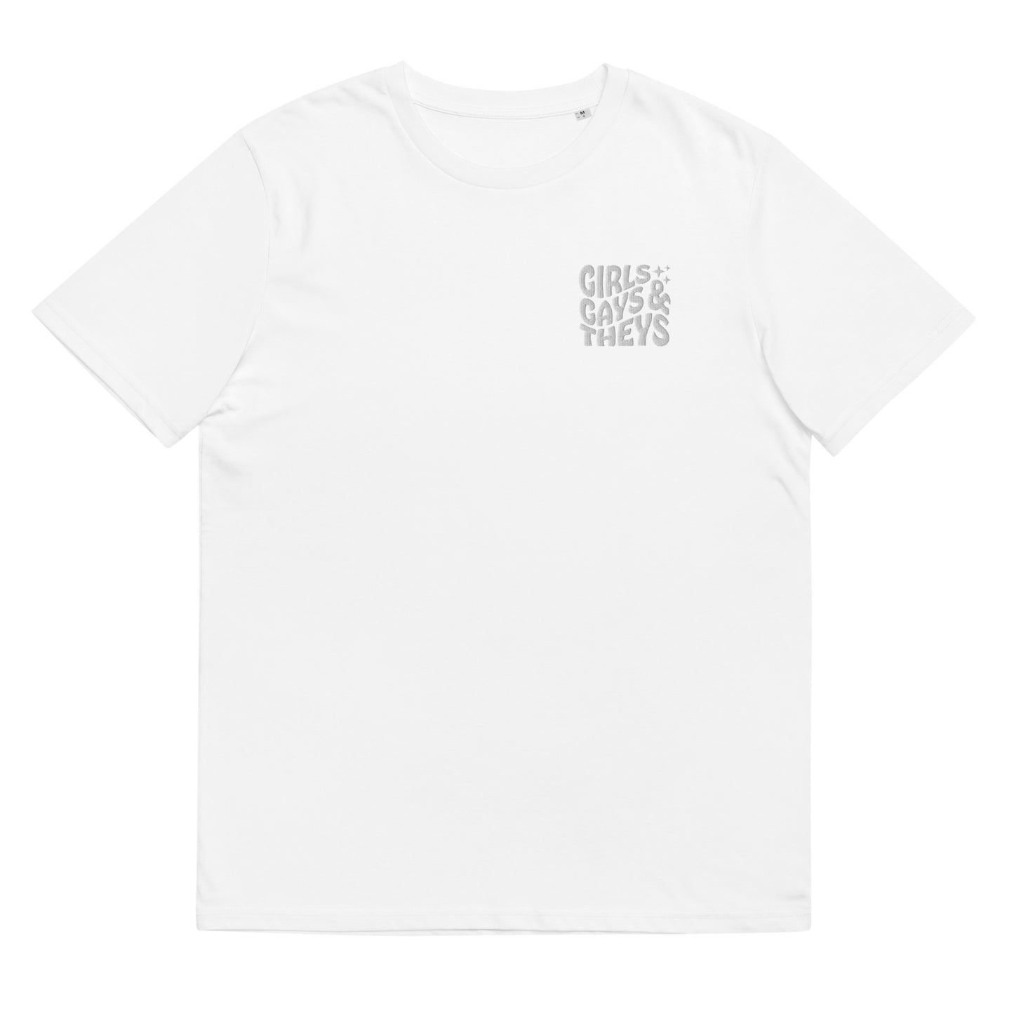 Organic cotton t-shirt: Girls Gays & They's