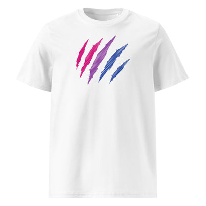 T-shirt en coton biologique : imprimé marque bisexuelle