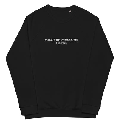 Organic Sweatshirt: Rainbow Rebellion