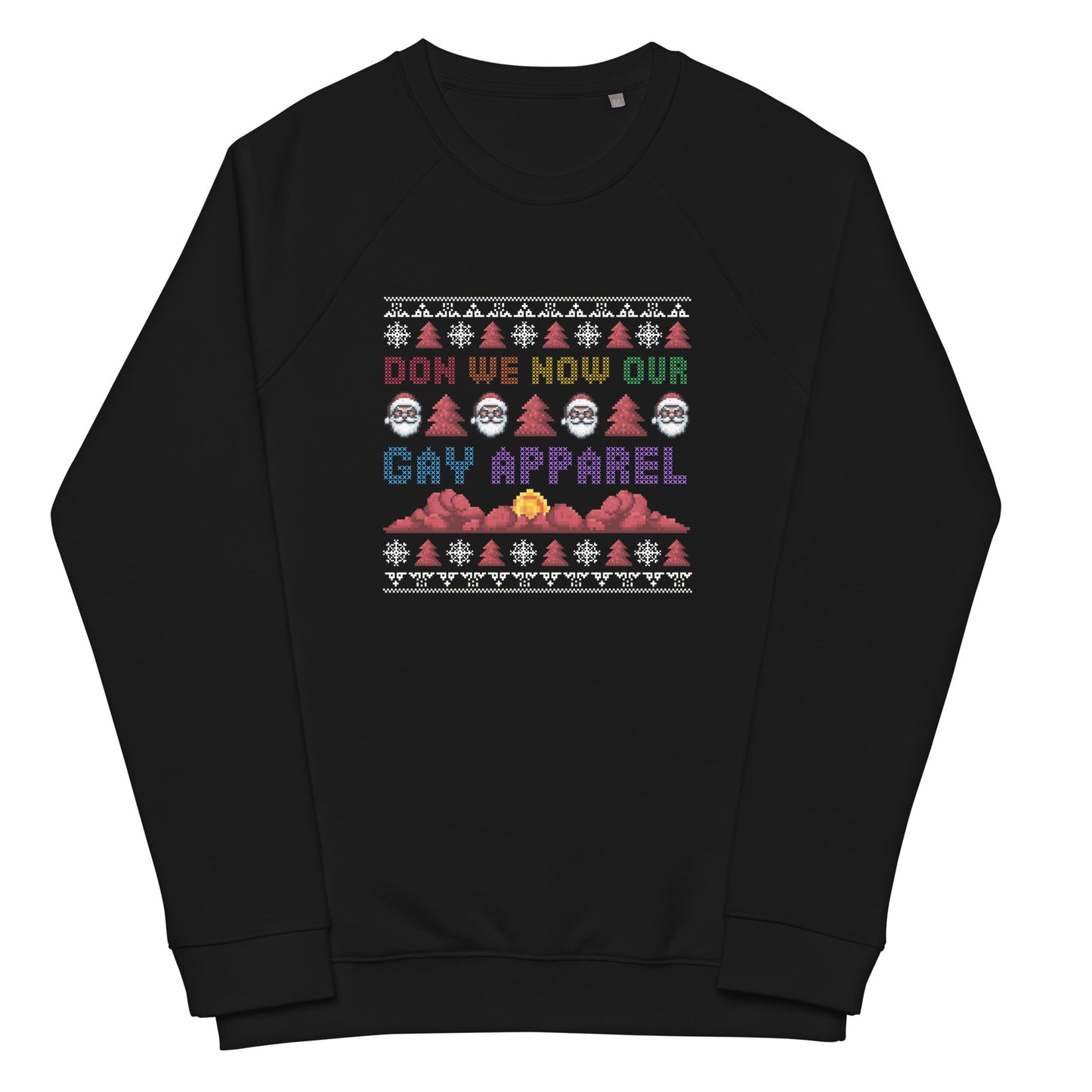 Organic Raglan Sweatshirt: Christmas Sweater
