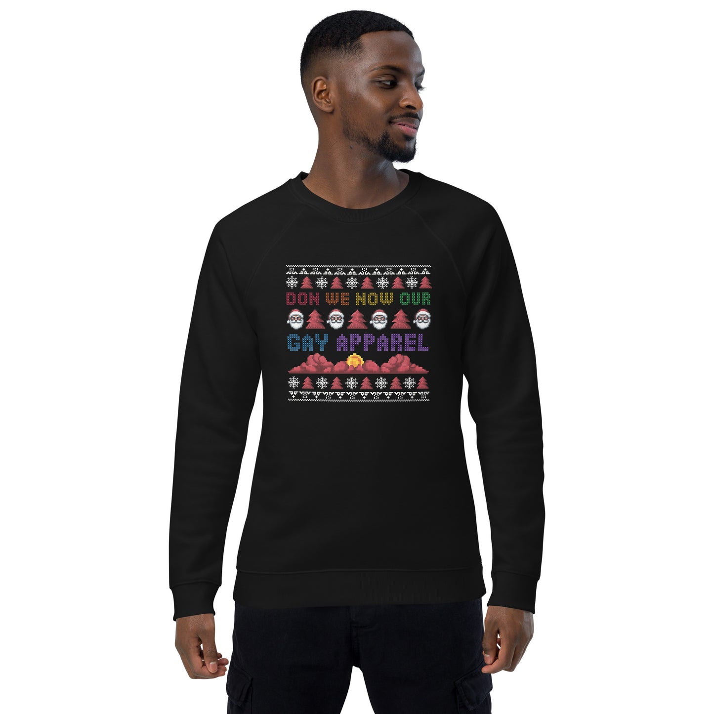 Organic Raglan Sweatshirt: Christmas Sweater