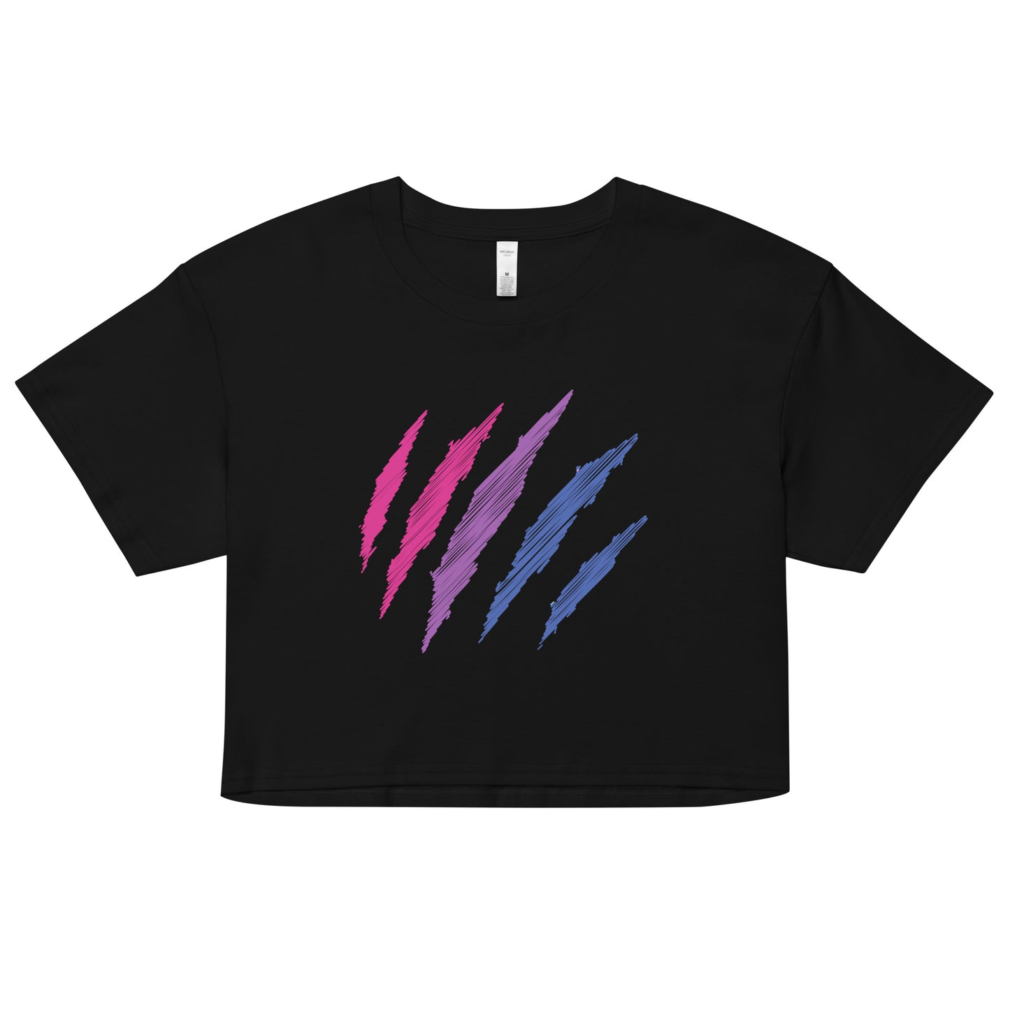 Crop Top: Imprimé Marque Bisexuelle