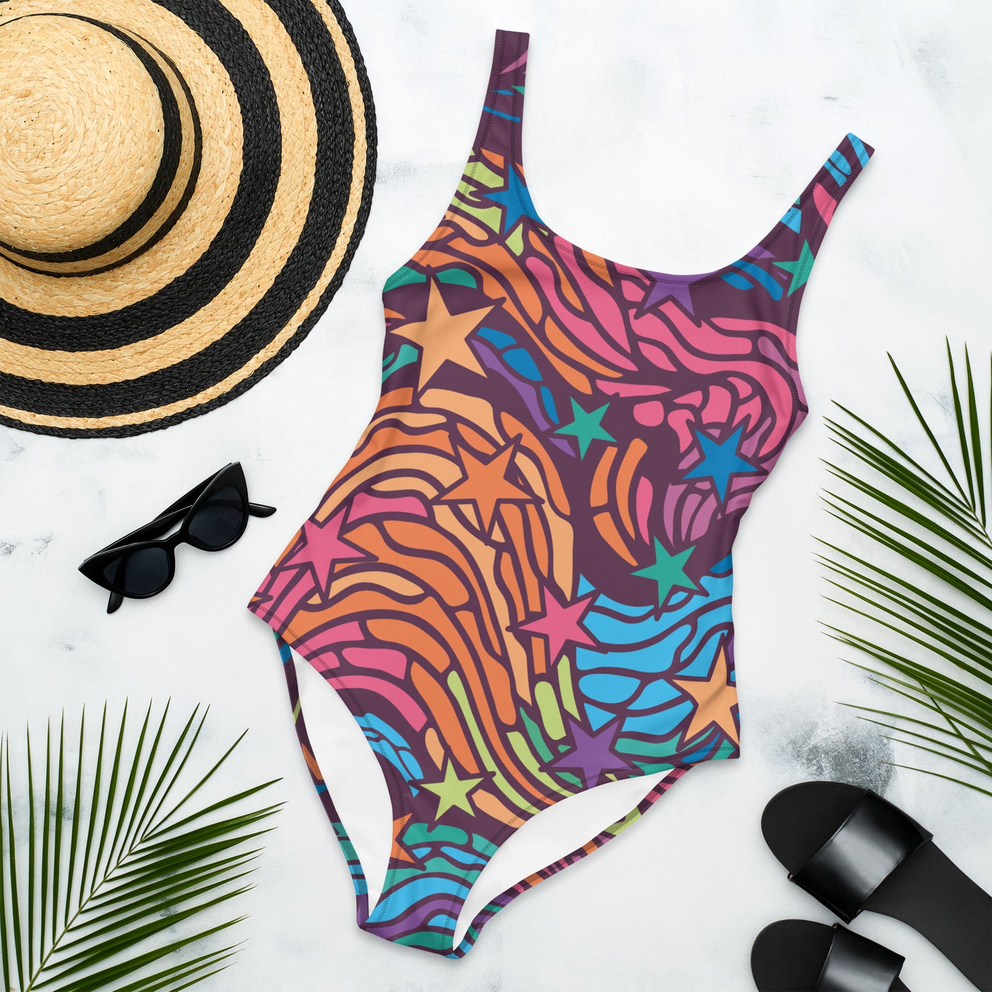 Swim in Color: One-Piece Swimsuit