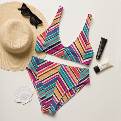 Splash of Color high-waisted bikini